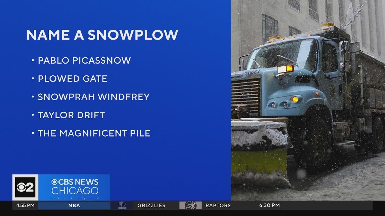 Chicago reveals finalists for snowplow naming contest