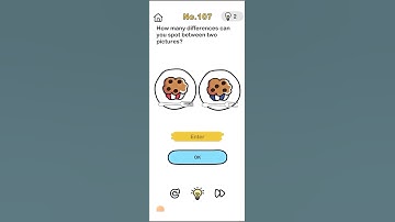 Brain out level 107 solution / how many differences can you spot between two pictures? #gaming #fyp
