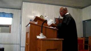 Elder Calvin Wright, Sr. Pastor of Virginia Tucker Chapel A.O.H. Church of God