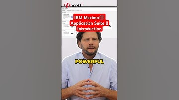 IBM Maximo®️ Application Suite 8 Introduction