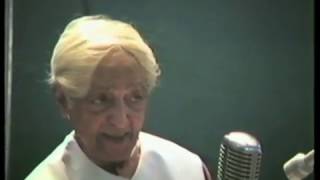 Why can't we sustain attention? | J. Krishnamurti