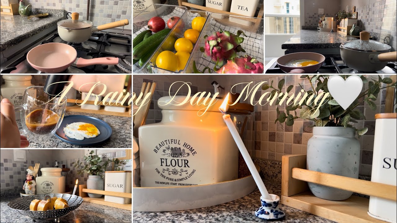 A Rainy Day Morning | winter | Aesthetic vibes | Cozy | Pickle recipe