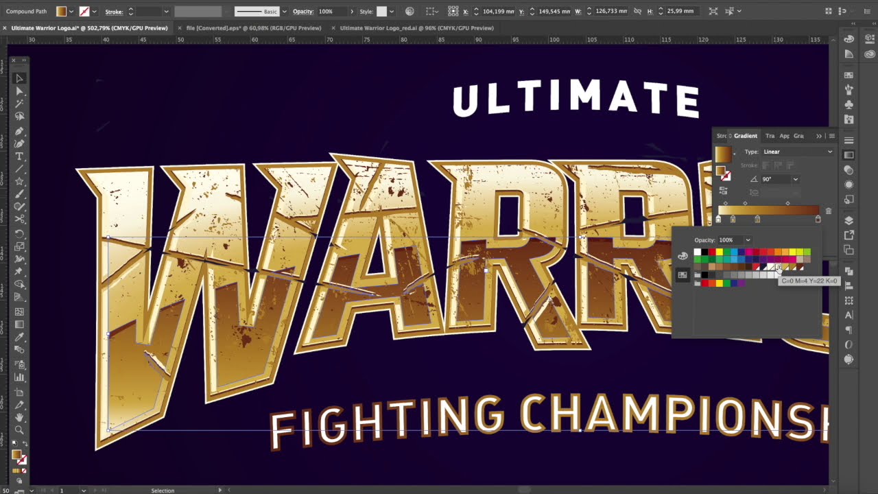 Warrior Logo Creation Compilation