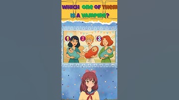 Which one is a vampire? #riddles  #quiz #shorts  #vampire