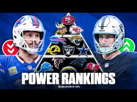 NFL Power Rankings WEEK 5 🚨: Raiders move into Top 10 despite loss, Bills fall from No. 1 to No. 6 😬