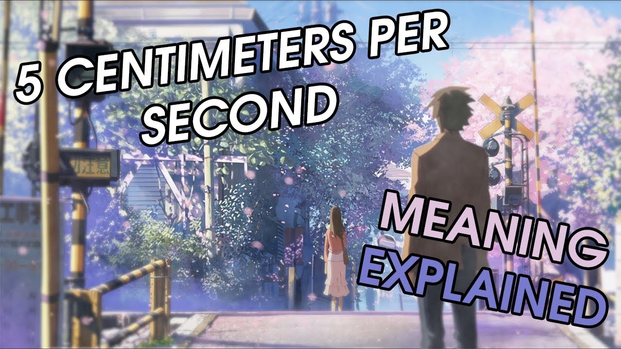 5 Centimeters Per Second Deeper Meaning Explained Japanese Animated Film By Makoto Shinkai Youtube