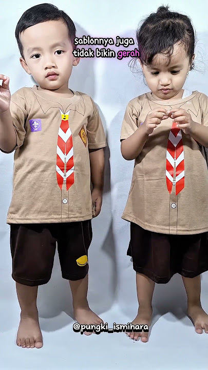 Baju Pramuka 0-5 Tahun #bajuanak #bajupramuka#pramuka #seragampramuka