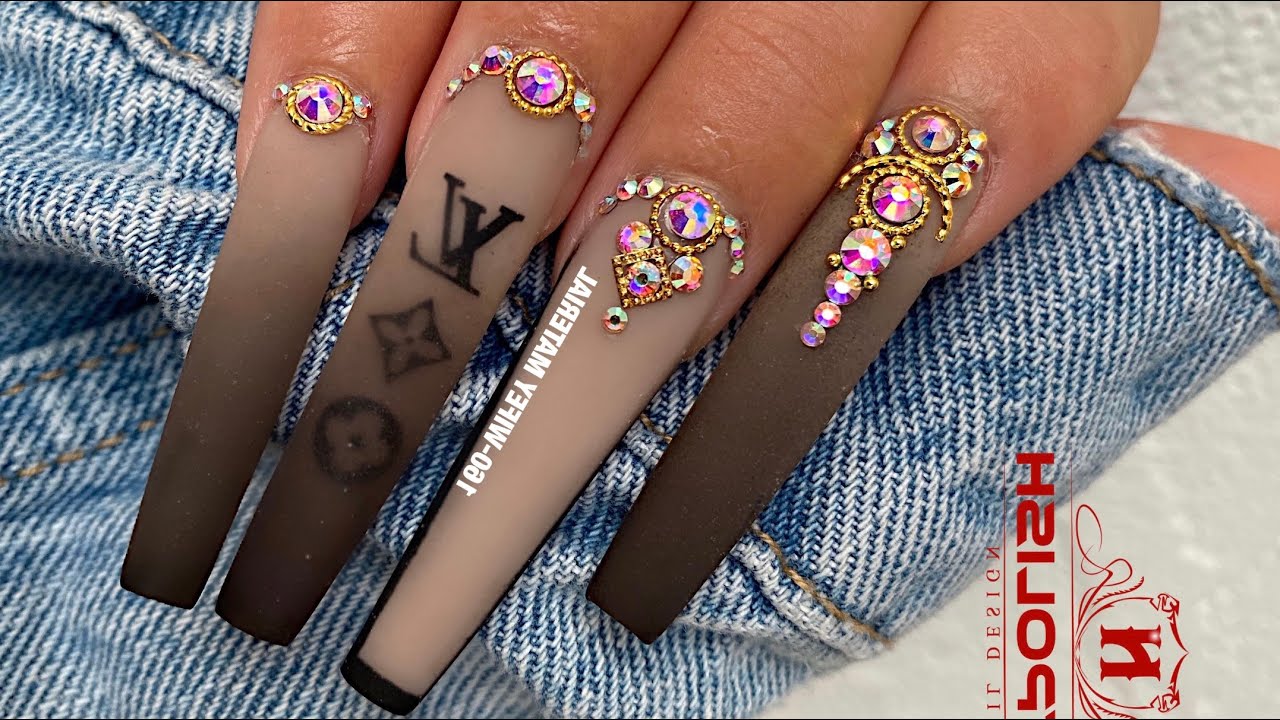 Basic LV Designer Nails