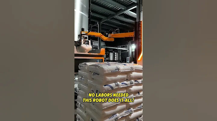 No Labors Needed!This Robot Does It All😎 #depalletizing #palletizer #palletizing #depalletizer