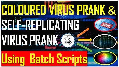 #howto create different types of cool Self replicating virus pranks 🎃 using batch script ! | notepad