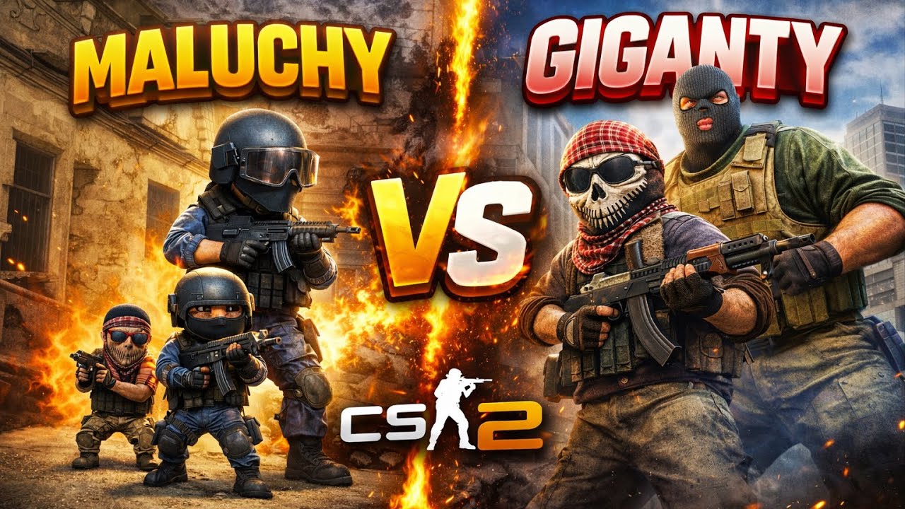MALUCHY vs GIGANTY w CS2 😂 Ten tryb to chaos!