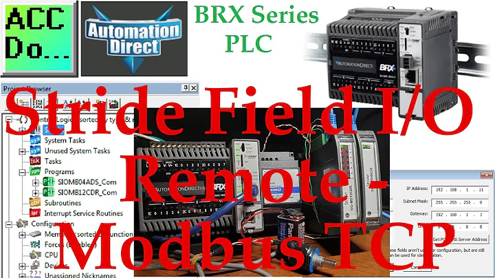 BRX Do-More PLC to Stride Modbus TCP Remote IO