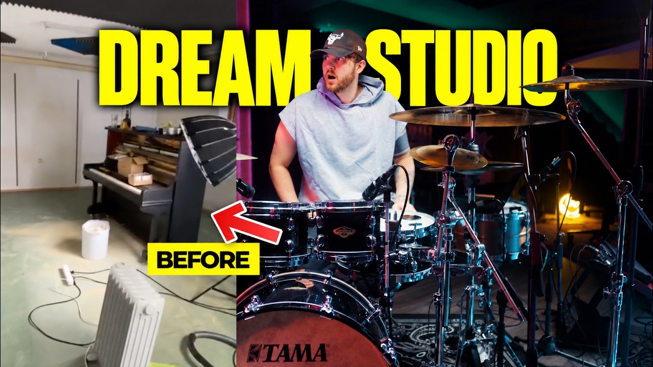 I Spent 10 Months Building My Dream Drum Studio