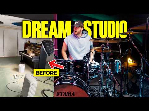 I Turned This Empty Room Into My Dream Drum Studio