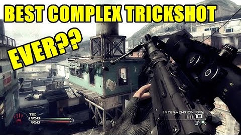 BEST COMPLEX TRICKSHOT EVER?? MW2 FAVELA + WINDOWS SHOT!!