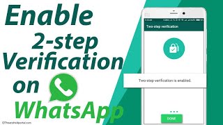 two step verification whatsapp | how to set two step verification in whatsapp