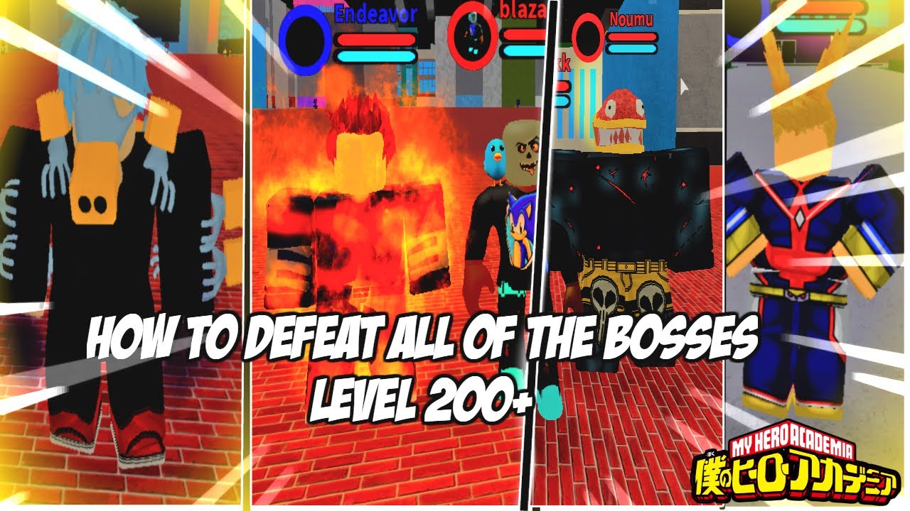 How to defeat all of the bosses| Boku No Roblox: Remastered| BlaZackk
