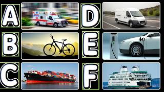 Pojazdy od A do Z dla dzieci 🚑🚜 | Film edukacyjny o transporcie ABC