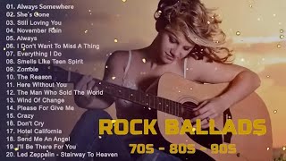 Slow Rock love song nonstop | Rock Ballad of The 70s, 80s, 90s | Best Rock Ballads 📻