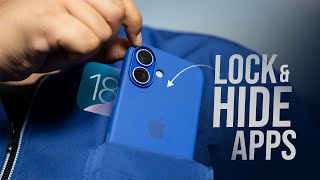 How to Lock and Hide Apps in iOS 18 (tutorial)