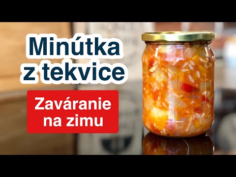 Minútka z tekvice. Zaváranie na zimu.