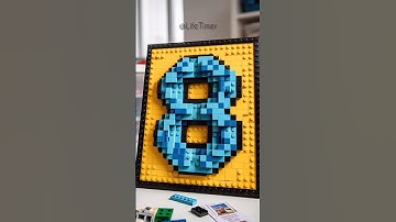 9 to 0 LEGO Blocks Countdown | Voice #countdown #timer #shorts