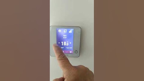 Tuto Ecran Climatisation Airzone