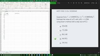 Using Euler's Method to Approximate Function Values in Excel!