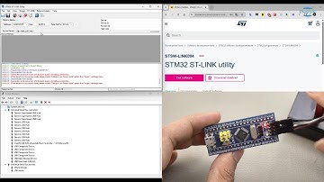 #313 Hướng Dẫn Nạp file .HEX STM32F103C8T6 Bằng ST-LINK V2 và ST-LINK Utility