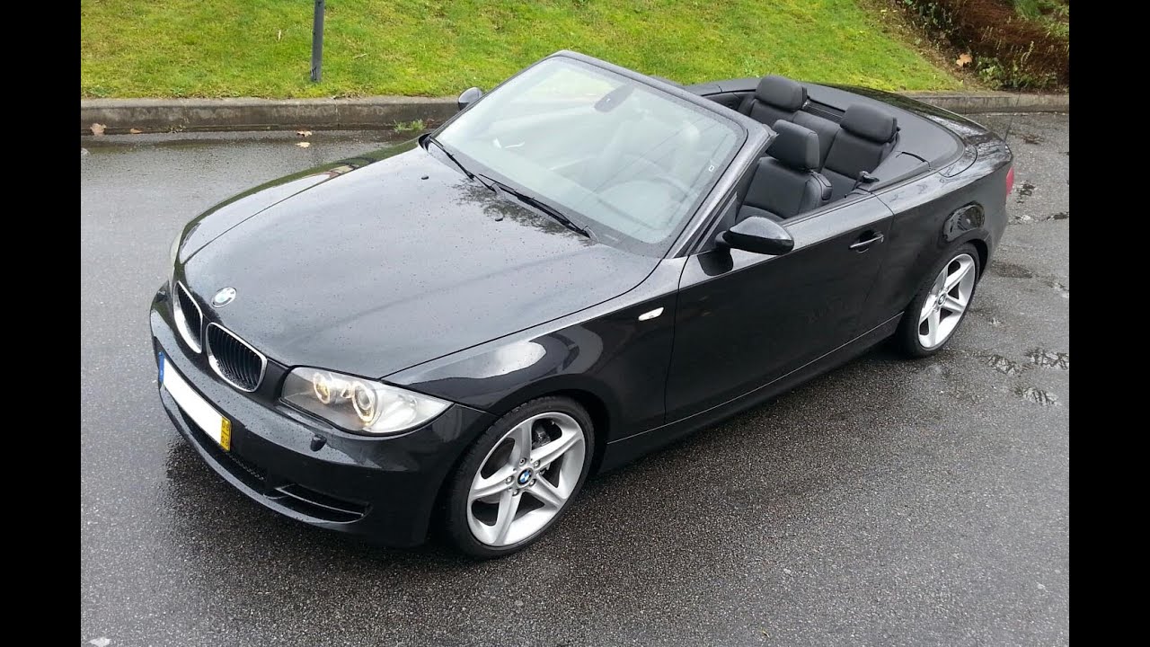 grijs toegang groentje BMW 120d Cabrio 2009 - YouTube