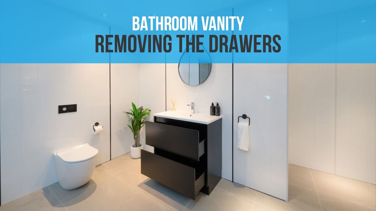 Removing Aberdeen Bathroom Vanity Drawers