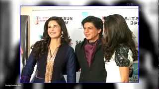 Katrina Kaif and Anushka Sharma, Shahrukh Khan on the sets of  'Sa Re Ga Ma Pa'.