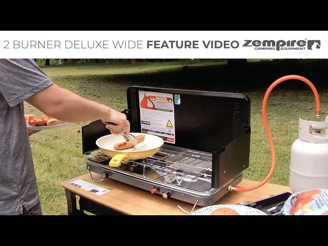 Zempire 2 Burner Deluxe Wide - Feature Video - YouTube