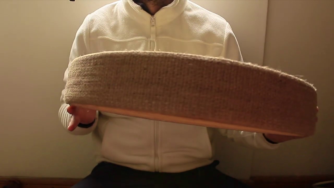 Tambor Oceánico Para Meditación Y Relajación – 15 Cm Diámetro, Con Bolitas De Acero Y Anillo De Madera