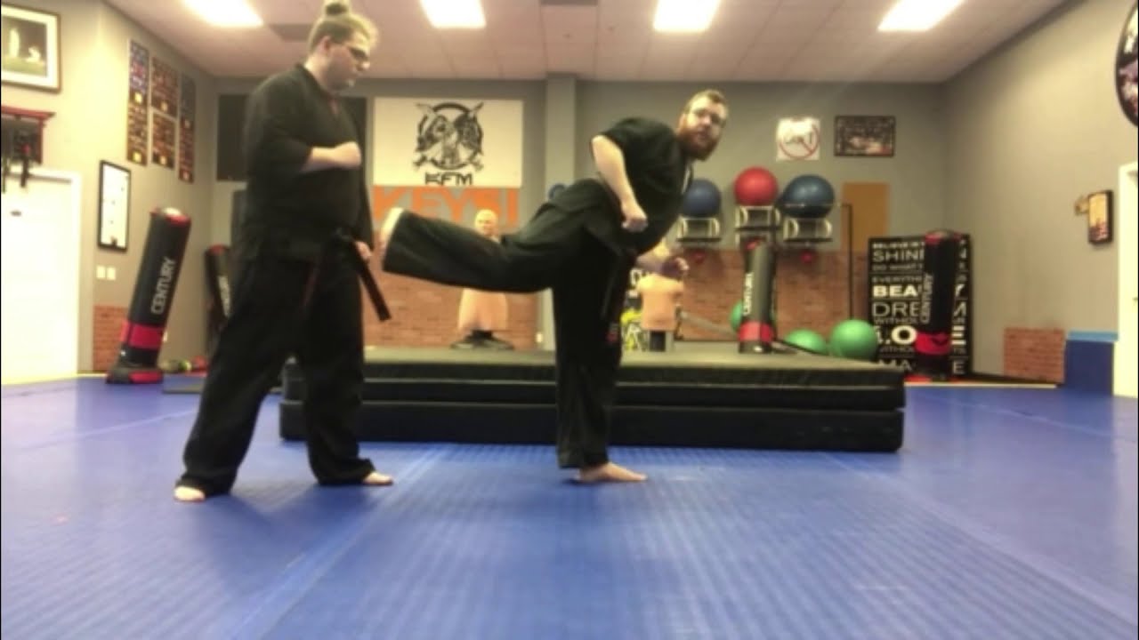 Spin Back Kick Defense YouTube