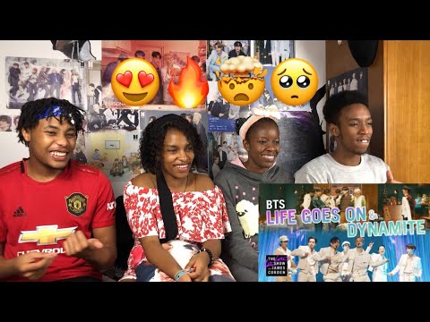 Lennerz React To Bts: Life Goes On x Dynamite The Late Late Show With James Corden