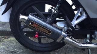 Yoshimura Auspuff / Exhaust on Honda Wave 110i (Soundcheck)