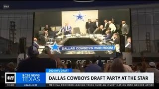 Dallas Cowboys draft party at The Star