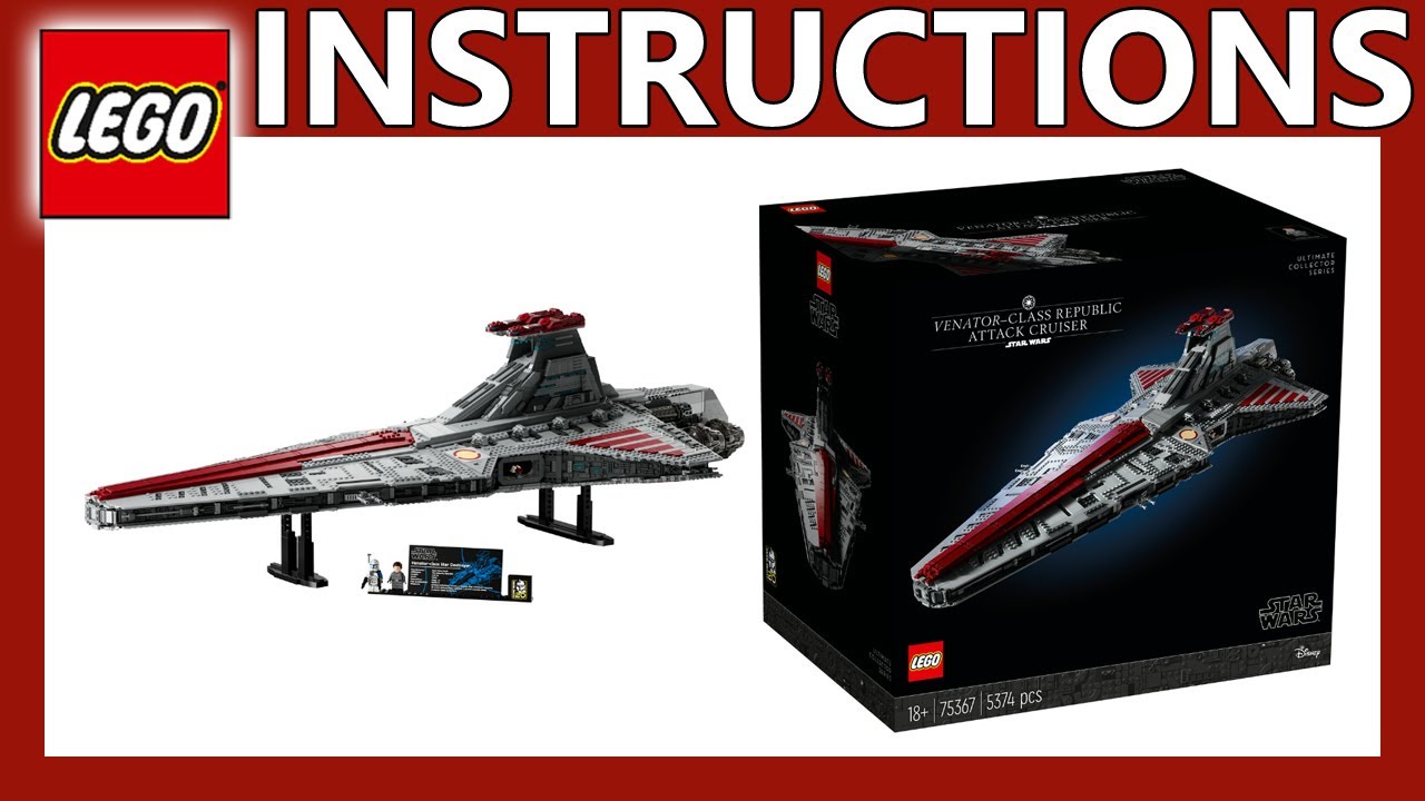 UCS Lego Star Wars Venator-Class Star Destroyer - Instructions