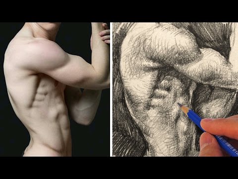 Video: How To Draw A Human Body With A Pencil