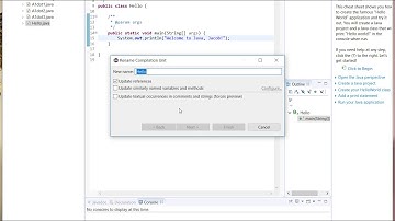 How To Rename Files In Eclipse