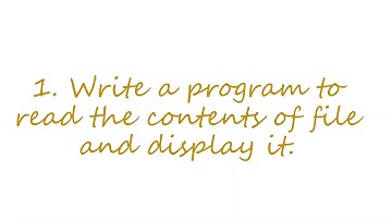 CBSE Class 12 Python 1. Write a program to read the contents of a file and display it.