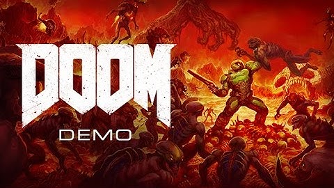 DOOM demo full playthrough - PC gameplay - all collectibles (no commentary)