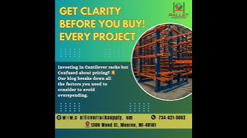 Maximize Storage Efficiency with the Right Cantilever Racks! 🏗️📦 #WarehouseSolutions #StorageRacks