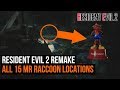 Les 15 emplacements de mr raccoon dans le remake de resident evil 2  guide mr raccoon