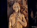 Резьба по дереву. панно. Daryl Dixon.The Walking Dead. Woodcarving.