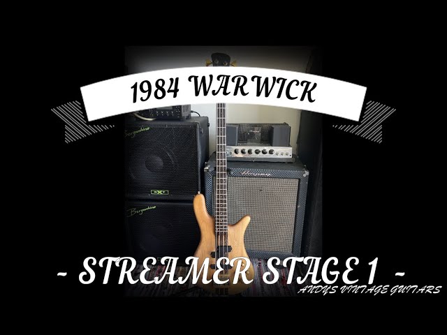1984 WARWICK STREAMER STAGE 1 BASS - Andy's Vintage Guitars - YouTube