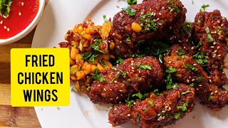 Crunchy Fried Chicken Wings | Korean fried chicken recipe