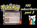 Pokemon Special - 100 subs (code cards)