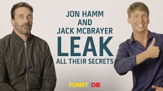 Jon Hamm and Jack McBrayer Leak All Their Secrets (Before The Government Can Sell Them)